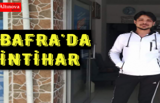 Bafra'da bir intihar daha