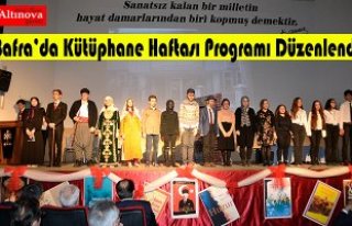 Bafra’da Kütüphane Haftası Programı Düzenlendi