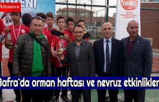 Bafra`da orman haftası ve nevruz etkinlikleri