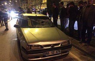 Bafra'da trafik kazası: 1 yaralı