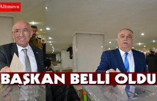 Başkan belli oldu