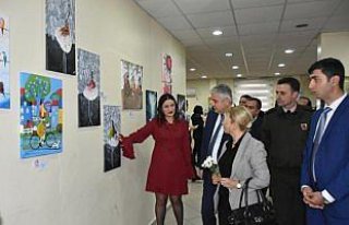 Boyabat'ta resim sergisi açıldı