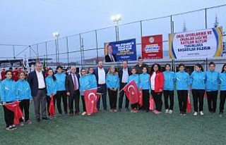 Erbaa'da Mehmetçik Halı Saha Turnuvası