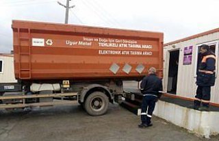 Ereğli'de elektronik atıklar toplanıyor