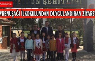 EVRENUŞAĞI İLKOKULUNDAN DUYGULANDIRAN ZİYARET