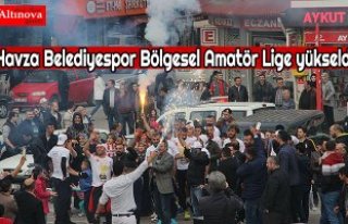 Havza Belediyespor Bölgesel Amatör Lige yükseldi