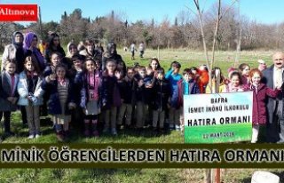 İSMET İNÖNÜ İLKOKULU' NDAN HATIRA ORMANI