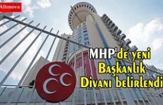 MHP'de yeni Başkanlık Divanı belirlendi