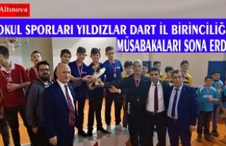 OKUL SPORLARI YILDIZLAR DART İL BİRİNCİLİĞİ...