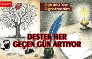 “ÖYKÜNÜ YAZ ÖĞRETMENİM” DERGİSİNE DESTEK...
