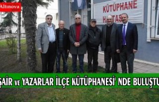 ŞAİR ve YAZARLAR İLÇE KÜTÜPHANESİ' NDE...