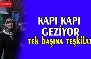 Zeynep Çiçek Tek başına teşkilat