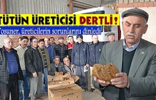 Tosuner, üreticilerin sorunlarını dinledi