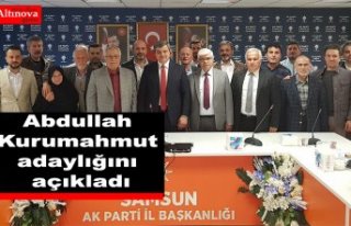 Abdullah Kurumahmut adaylığını açıkladı