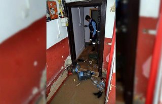 Amasya'da içme suyu borusu patladı