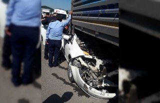 Anadolu Otoyolu'nda trafik kazası: 2 yaralı
