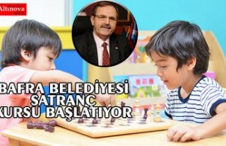 BAFRA BELEDİYESİ SATRANÇ KURSU BAŞLATIYOR