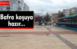 BAFRA CUMHURBAŞKANI RECEP TAYYİP ERDOĞAN YOL KOŞUSUNA...