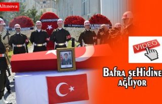 BAFRA ŞEHİDİNE AĞLIYOR