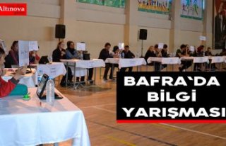 Bafra`da bilgi yarışması