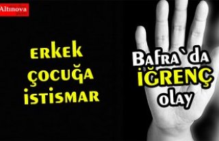 Bafra`da cinsel istismar