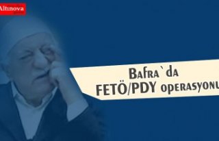Bafra`da  FETÖ/PDY operasyonu