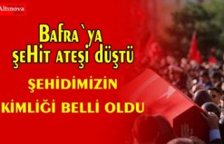 Bafra`ya şehit ateşi