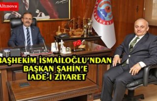 BAŞHEKİM İSMAİLOĞLU’NDAN BAŞKAN ŞAHİN’E...