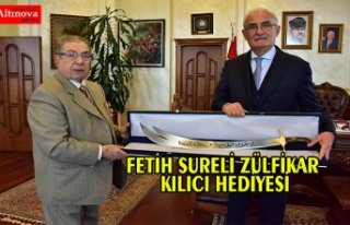 BAŞKAN YILMAZ'A FETİH SURELİ ZÜLFİKAR KILICI...