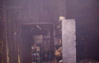 Çarşamba'da iş yeri yangını