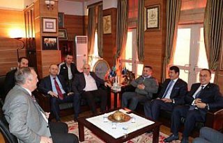Federasyon başkanları Karakan ve Çelen, Başkan...