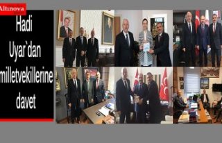 Hadi Uyar`dan milletvekillerine davet