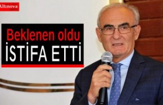 İSTİFA ETTİ