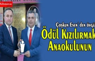 Ödül Kızılırmak Anaokulunun