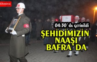 Şehidimiz Bafra`da