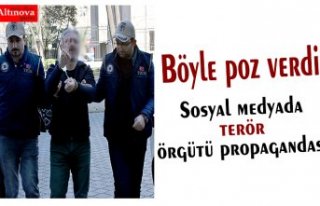 Sosyal medyada terör örgütü propagandası iddiası