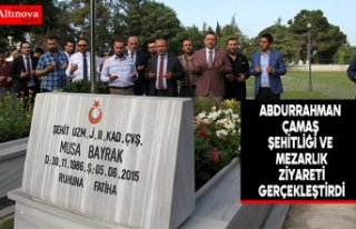 Abdurrahman Çamaş Şehitliği ve mezarlık ziyareti...
