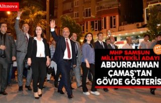 Abdurrahman Çamaş`tan gövde gösterisi