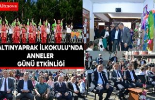 Altınyaprak İlkokulu`nda Anneler Günü etkinliği