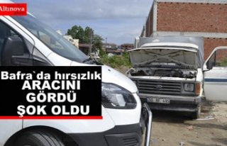 Bafra`da ilginç hırsızlık