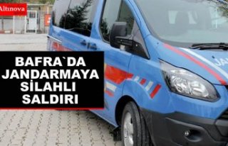 Bafra`da jandarmaya saldırı