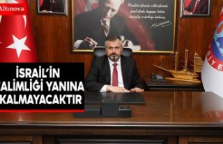 BAŞKAN KILIÇ: “İSRAİL’İN ZALİMLİĞİ YANINA...