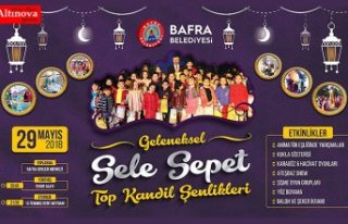 BAŞKAN KILIÇ ÖĞRENCİLERE SELE SEPET TOP KANDİL...