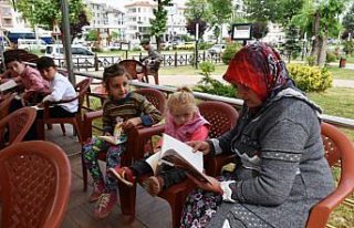 Boyabat'ta kitap okuma etkinliği