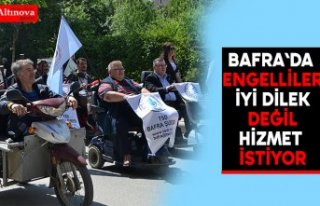 Engelli vatandaşlar hizmet istiyor