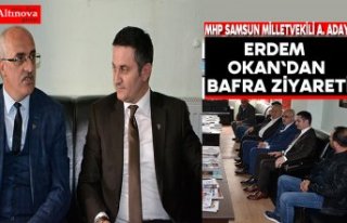 Erdem Okan`dan Bafra ziyareti