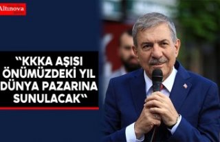 "KKKA aşısı önümüzdeki yıl dünya pazarına...