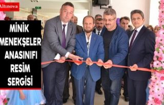 MİNİK MENEKŞELER ANASINIFI RESİM SERGİSİ