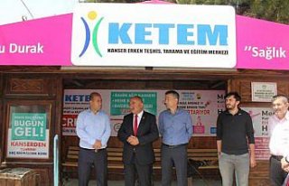 Mudurnu'da KETEM durağı açıldı