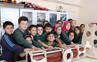 Öğretmenleriyle kendi teleskoplarını yaptılar